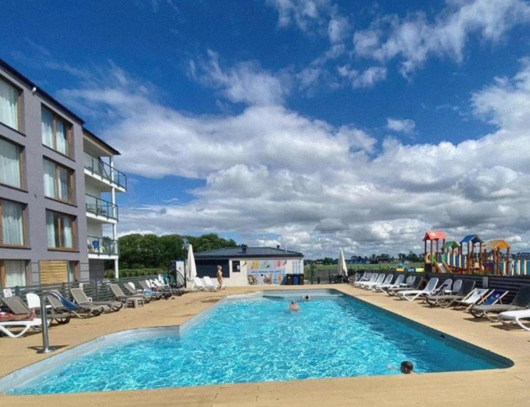 Klimatyzowany Apartament Blue , Sarbinowo Parking Basen Exterior photo