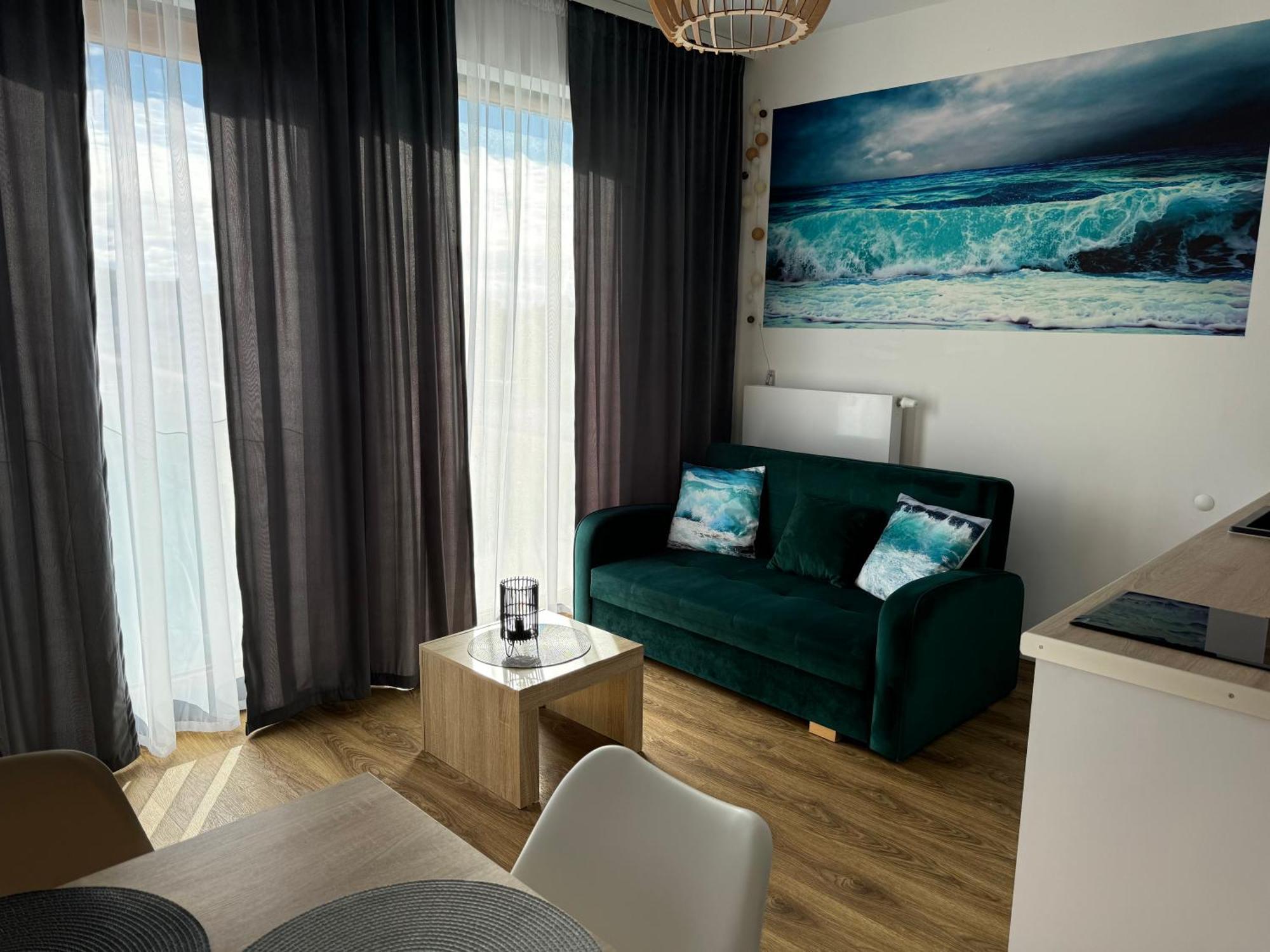 Klimatyzowany Apartament Blue , Sarbinowo Parking Basen Exterior photo