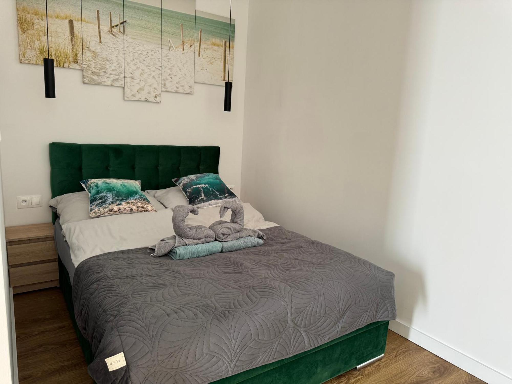 Klimatyzowany Apartament Blue , Sarbinowo Parking Basen Exterior photo